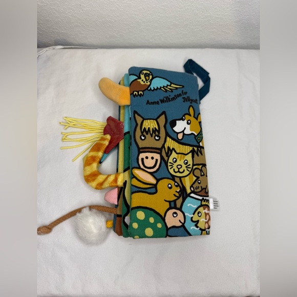 Jellycat Pet Tails Activity Cloth Book (Retired) - Picture 6 of 8